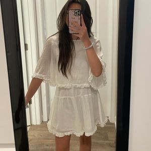 WHITE PRINCESS POLLY DRESS